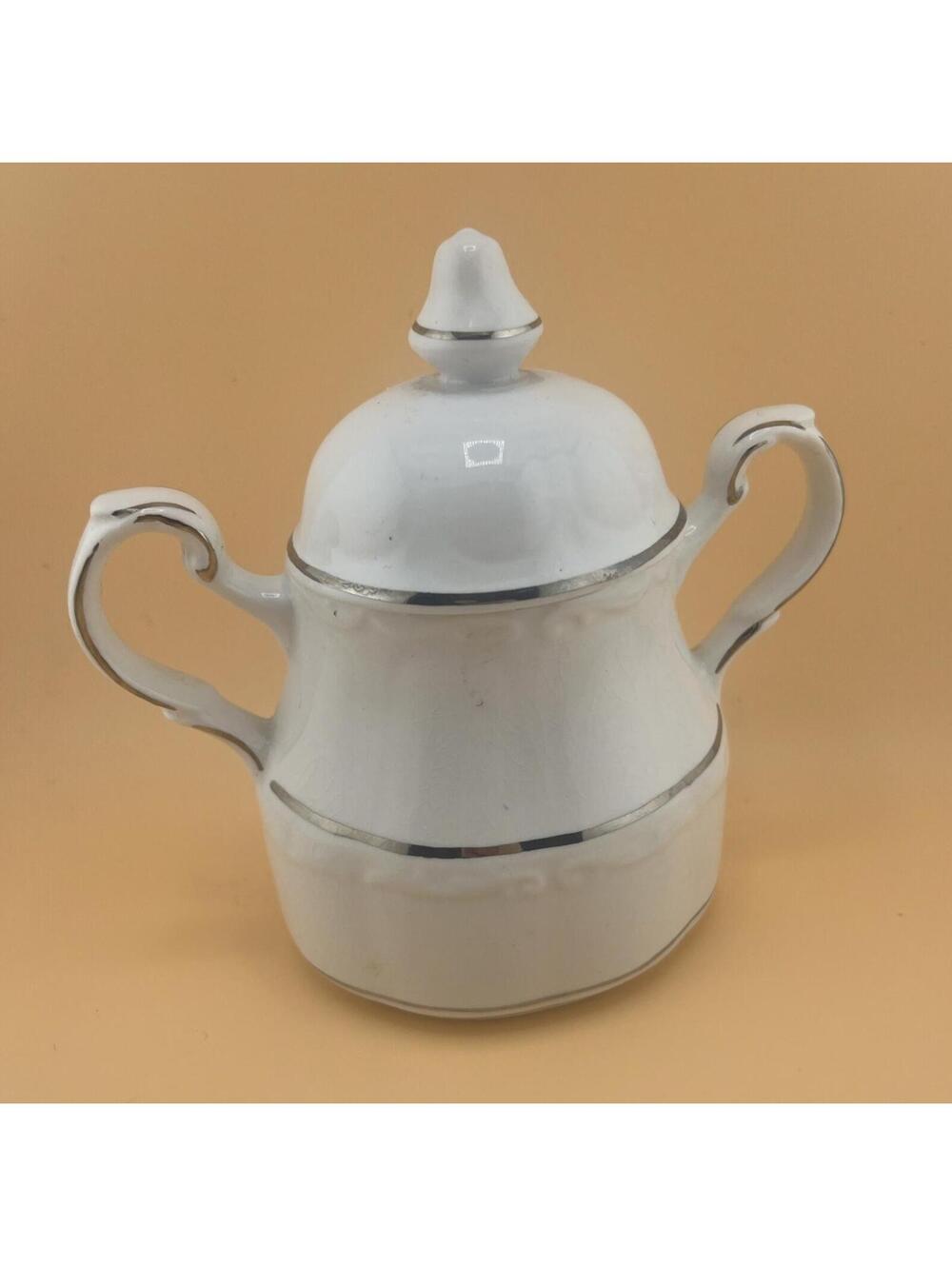 Grandmacore – Vintage J&G Meakin Colonial Sterling Ironstone Sugar Bowl